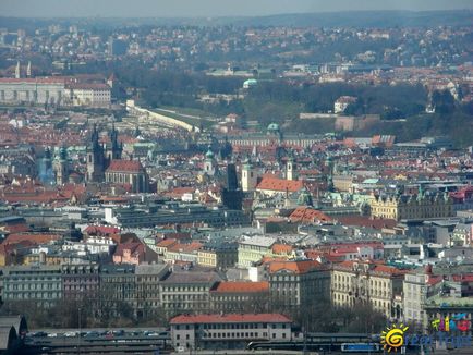 Praga din punctul de vedere al păsărilor (partea a 2-a) Turnul de televiziune al lui Zizkov - călătorii minunate