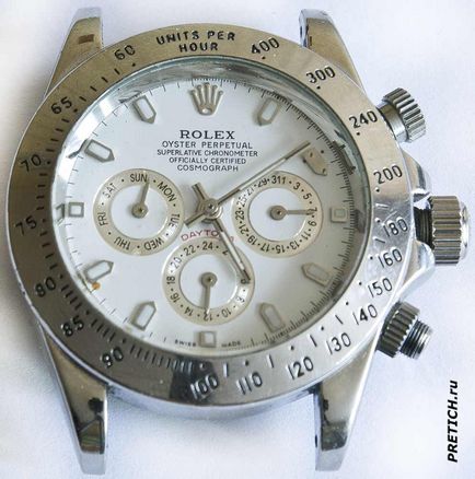 Prettych - articole ceasuri rolex daytona - fals, recenzie și analiză