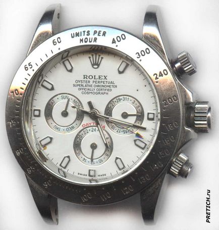 Prettych - articole ceasuri rolex daytona - fals, recenzie și analiză