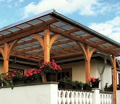 Ardezie transparentă - un material modern pentru crearea acoperișului original