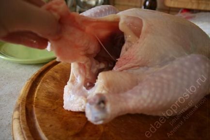Vágás csirke lépésről lépésre képek (34 fotó)
