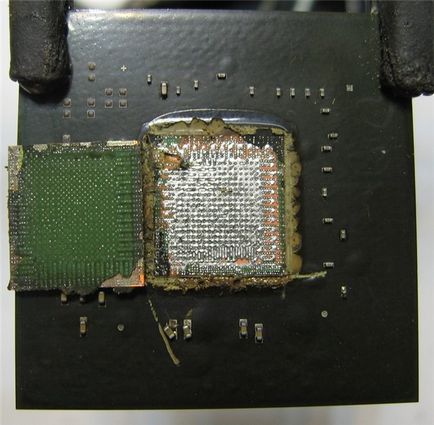 Repararea unei plăci video cu o lamă de cip