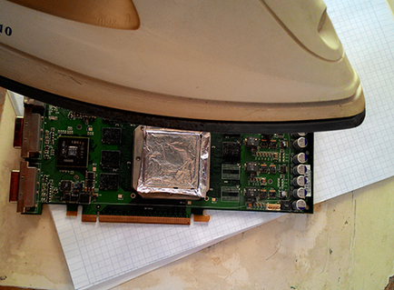 Javítása videokártyák blade chip (chip) Javítás grafikus chip pengével