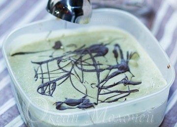 Рецепт м'ятного морозива з шоколадом, океан дрібниць