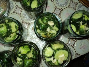 Rețetă pentru o salată tradițională delicioasă de castraveți pentru vodcă pentru iarnă