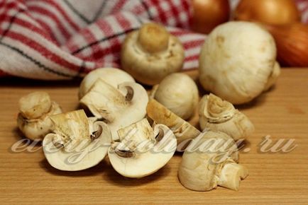 Рецепт печені з свинини з грибами