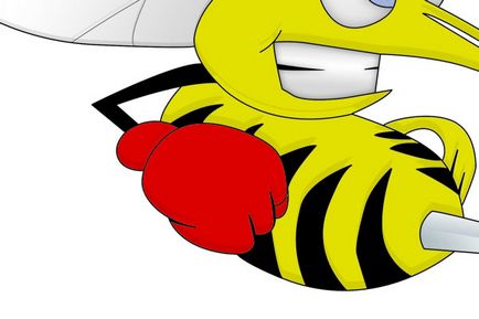 Desenați o albină furioasă în Photoshop
