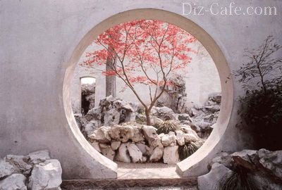 Garden a kínai stílusban jellemzői létre a megfelelő stílust