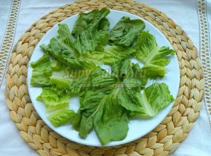 Salată de Caesar cu pui prăjit