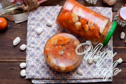 Салат з квасолі і помідорів на зиму рецепт з фото