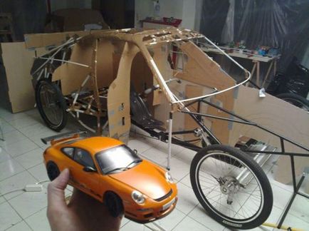 Homemade porsche 911 de la o fotografie de bicicletă, știri auto