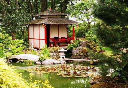Titkok a kertben hozzon létre egy kínai stílusú