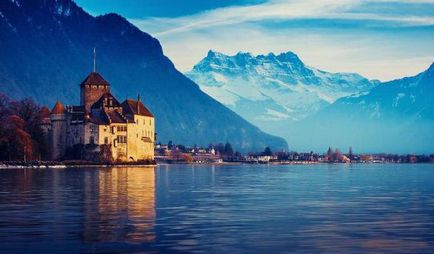 Chillon kastély Svájcban