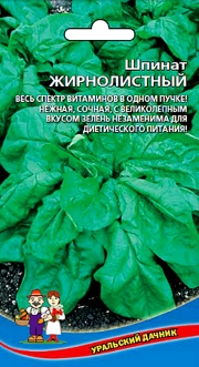 Шпинат сорти різних термінів дозрівання посадка і догляд