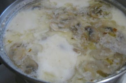 Сирний суп з печерицями покрокові рецепти з фото