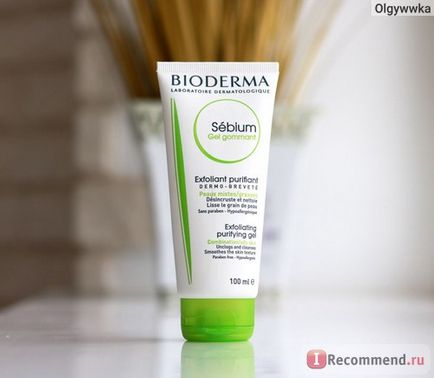 Скраб для особи bioderma sebium gel gommant purifiant гуммірующій гель - «гуммірующій гель з