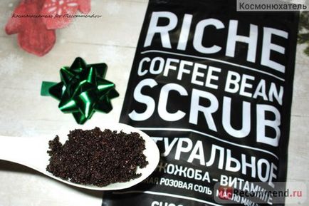 Scrub pentru corpul de riche ciocolata ciuperci de cafea de fasole - 