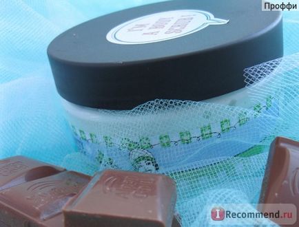 Body scrub tasha - co! O variantă de menta-ciocolată - dacă este nevoie de un astfel de desert - și ce altceva