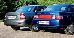 Comparație între lada 110 și lada 2170 priora vase 2110, 2111, 2112, 2170, 2171, 2172, anterior, priora