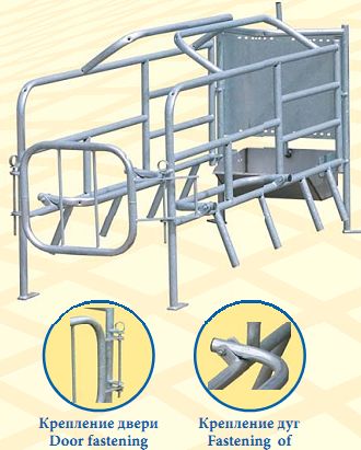 Верстати для опоросу свиноматок