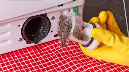 Mașina de spălat va injecta nu scurge apa și nu se stoarce