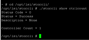 Storcli comandă control raid controler lsi în vmware esxi 5