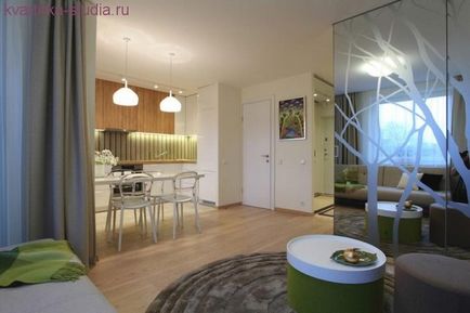 Studio dintr-un apartament cu două camere