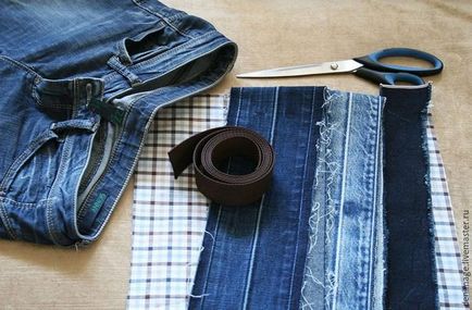 Geanta pentru curea din denim (diy)