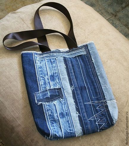 Geanta pentru curea din denim (diy)