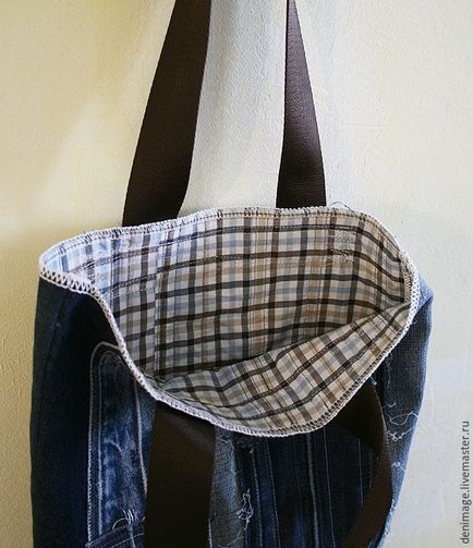 Geanta pentru curea din denim (diy)