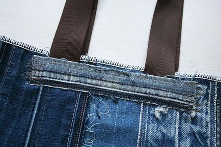 Geanta pentru curea din denim (diy)