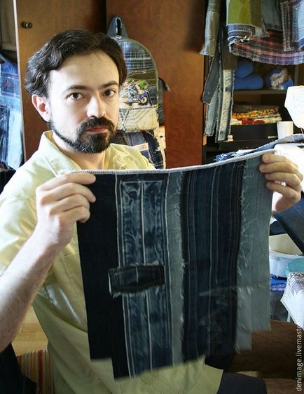 Geanta pentru curea din denim (diy)