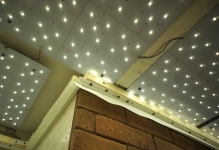 Fény panelek a mennyezeti lámpatestek műanyag, fénykibocsátó dióda PVC, rögzítő