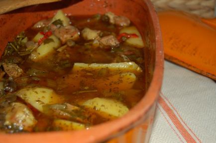 Sertés pot burgonyával és gombával legjobb receptek