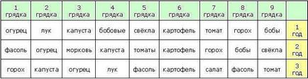 Схема овочевий клумби сусіди повинні бути правильні, овочі