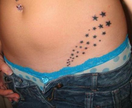 csillagok tetoválás