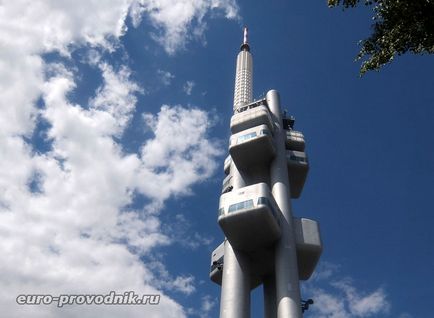 Turnul TV din Praga este cea mai înaltă clădire din Cehia