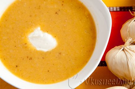 Sütőtök pürével leves recept fotókkal (recept) Sütőtök pürével leves recept fotókkal