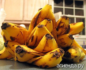 Добрива з бананової шкірки
