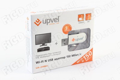 Upvel UA-214nu преглед адаптер USB тест Wi-Fi N150