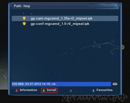 Установка емулятора mgcamd в ресивер dreambox dm8000 hd pvr з іміджем від icvs