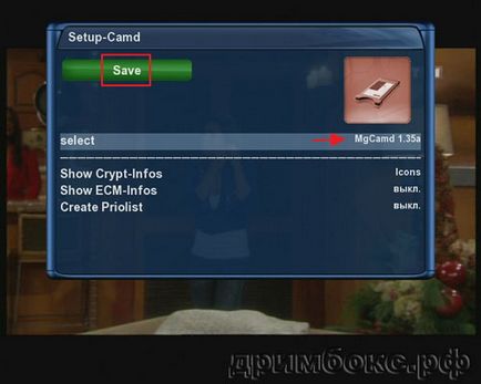 Instalarea emulatorului mgcamd în dreambox dm8000 hd pvr cu imaginea de la icvs