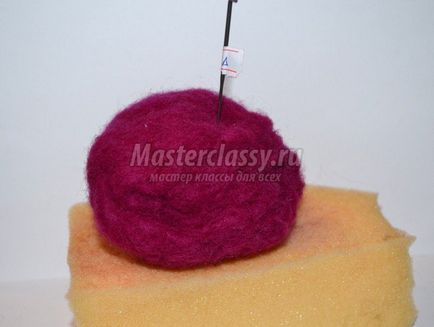 Felting o inima pentru un iubit