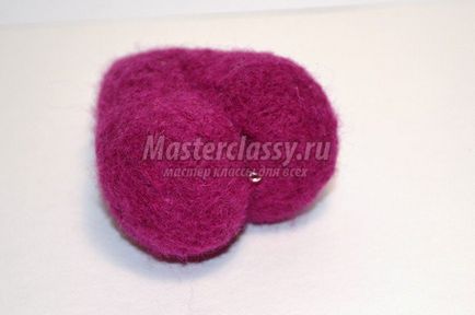 Felting o inima pentru un iubit