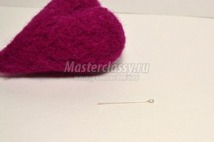 Felting o inima pentru un iubit