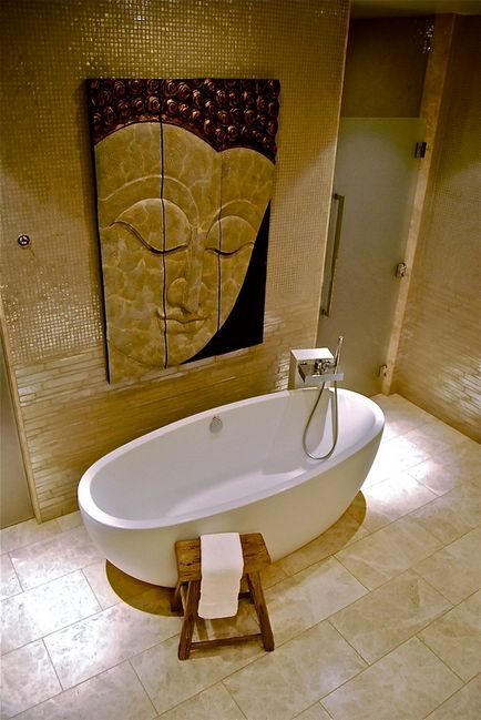 Fürdőszoba orientális stílusban fotó