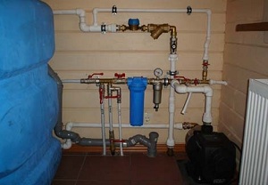 Введення води в будинок з свердловини і колодязя - варіанти для різних фундаментів