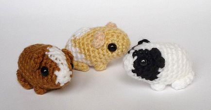 Coperți de cobai amigurumi descriere, schemă, fotografie