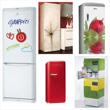 Холодильник як арт-об'єкт - фото-ідеї кольорових холодильників