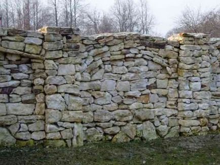 Instrucțiuni video de gard de piatră cum să-ți construiești propriile mâini, prezintă zidaria artificială,